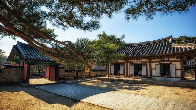 The 15th-century Ojukheon, reputedly the oldest wooden house in South Korea.