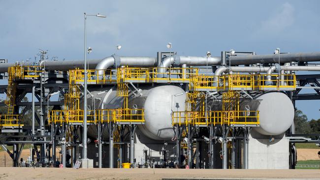 The Longford Gas Conditioning Plant (GCP) in Longford, Gippsland. Picture: AAP