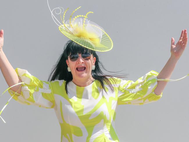 Kellie McDonald looked like a winner at the Adelaide River Cup Day. Picture: Glenn Campbell