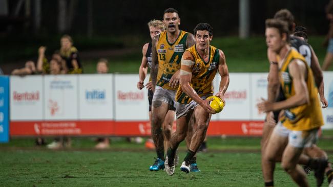 Joel Garner was named best on ground in the 2023-24 NTFL Men's Grand Final between Nightcliff and St Mary's. Picture: Pema Tamang Pakhrin