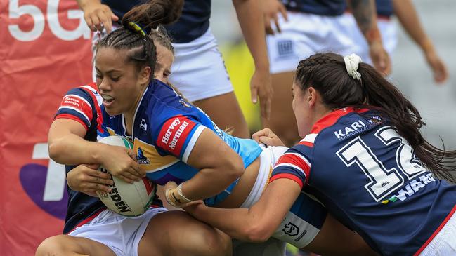 Destiny Brill was a powerhouse for the Titans in their debut season. Picture: Mark Evans/Getty Images