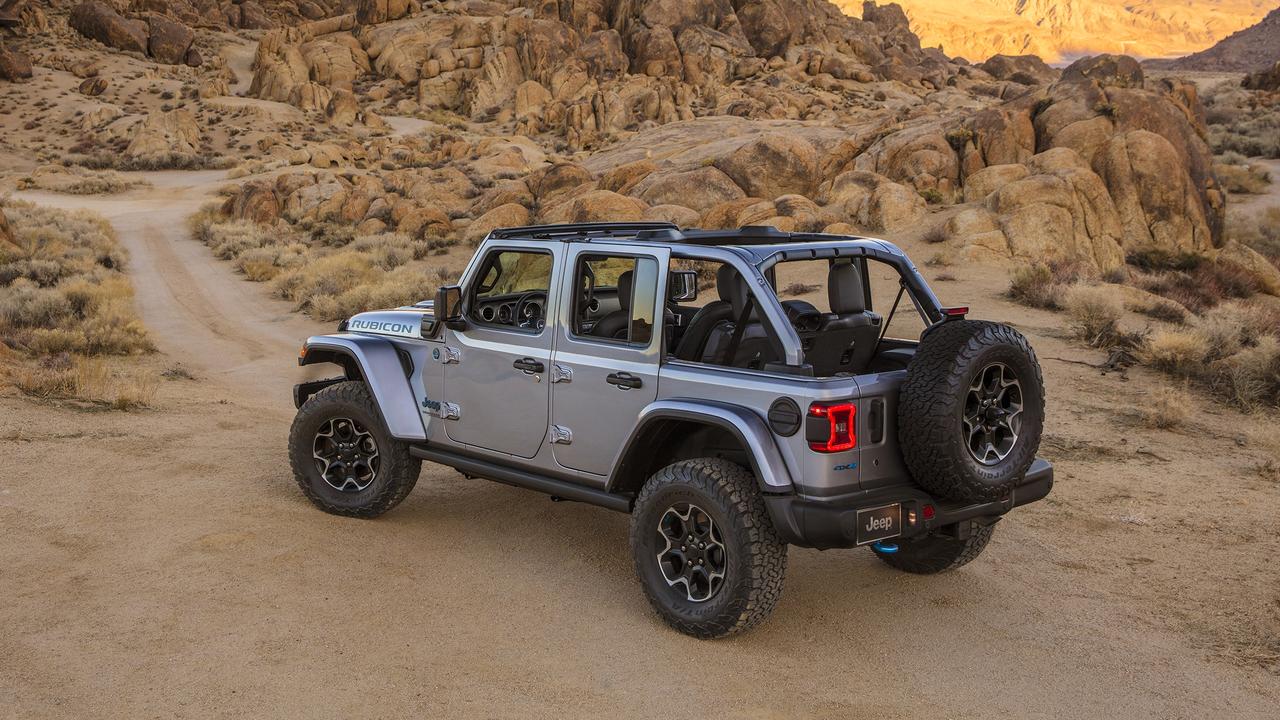 Jeep’s plug-in hybrid Wrangler 4xe has impressive performance figures.