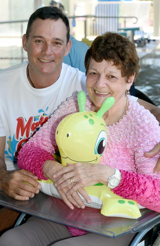 Ivan and Bev Cornwell at the MS Swimathon.