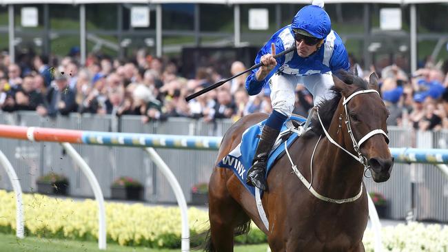 Winx would be a massive attraction on the final day of the Flemington carnival. Picture: Nicole Garmston