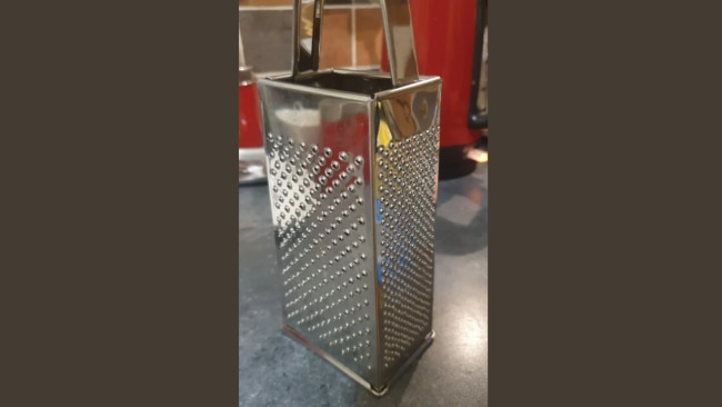 The Reddit user sparked debate after asking what this side of their grater was used for. Source: Reddit 