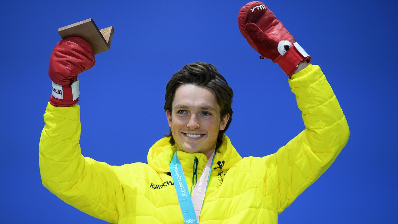 Scotty James after winning a bronze medal at the PyeongChang 2018 Winter Olympic Games. Picture: AAP