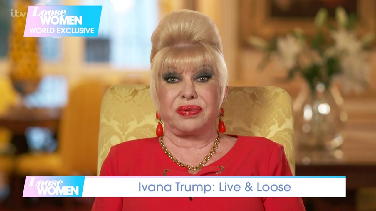 Donald Trump’s first wife Ivana Trump, 71, (above in September) says he is a bad loser and should accept his political career is over. Picture: ITV