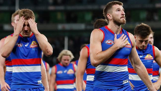 The Bulldogs kicked themselves out of the game. Picture: AFL Photos/Getty Images