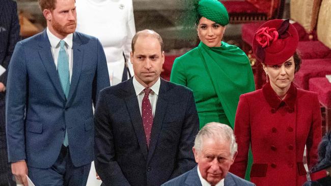 Harry and Meghan alleged a member of the royal family made comments about what colour Archie’s skin would be. Picture: Phil Harris/AFP