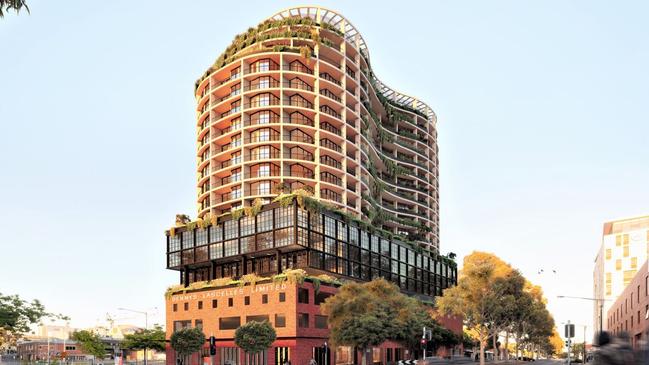 Artist's impression of the Dennys Lascelles tower