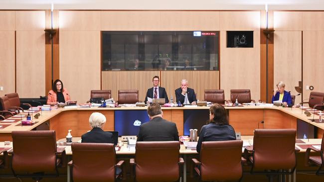 PwC chief executive Kevin Burrowes has faced multiple parliamentary grillings in the firm’s practices. Picture: NCA NewsWire/Martin Ollman