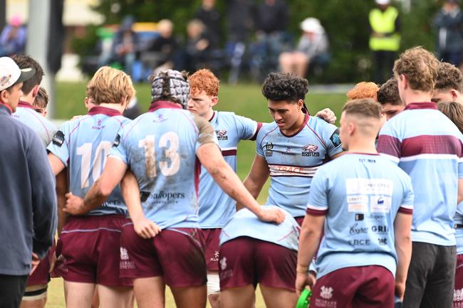 Tyron Fanueli. Colts 1 club rugby between Brothers and Norths Saturday May 25, 2024. Picture, John Gass