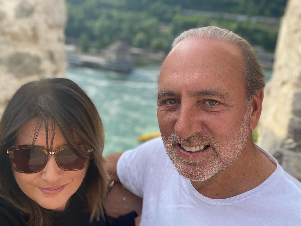 The couple often shared selfies from stylish locations. Picture: Instagram