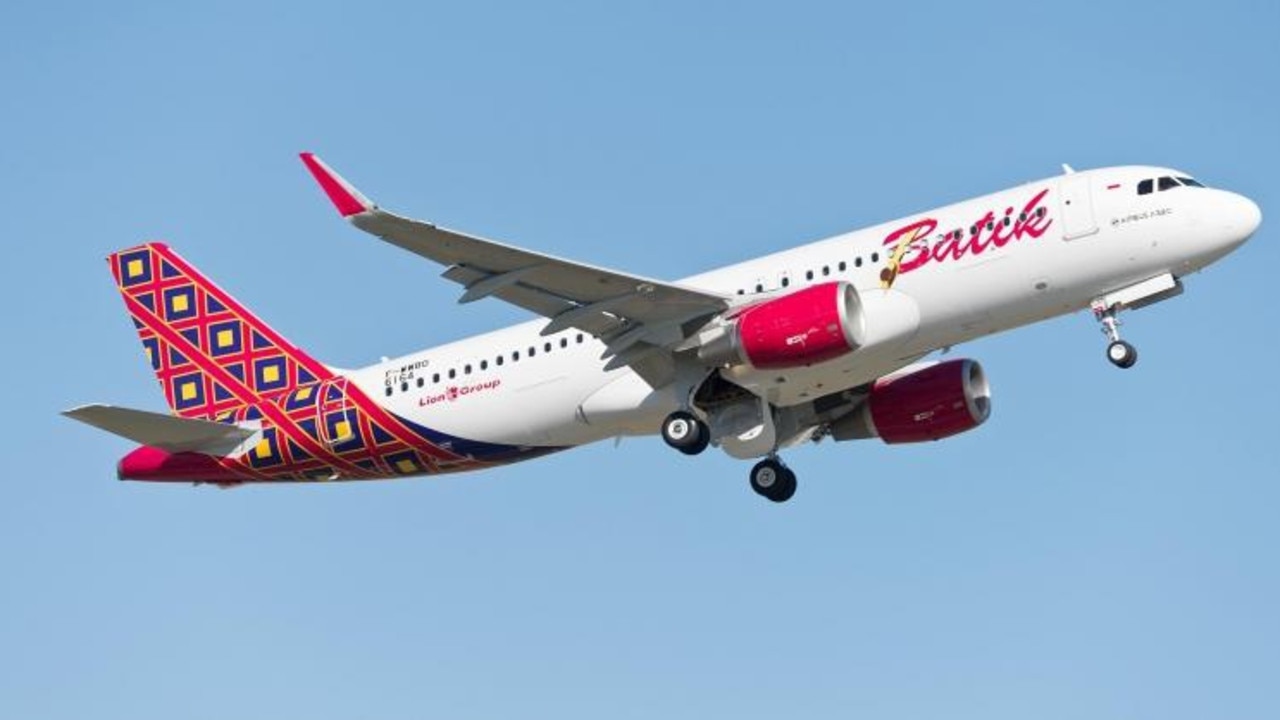 Batik Air suspends flights between Canberra and Denpasar. Picture: Batik Air