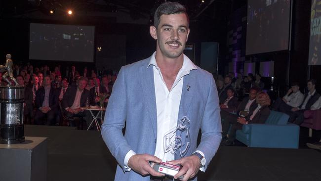 Adelaide Crows captain Taylor Walker after being named 2017 Captain of the Year.