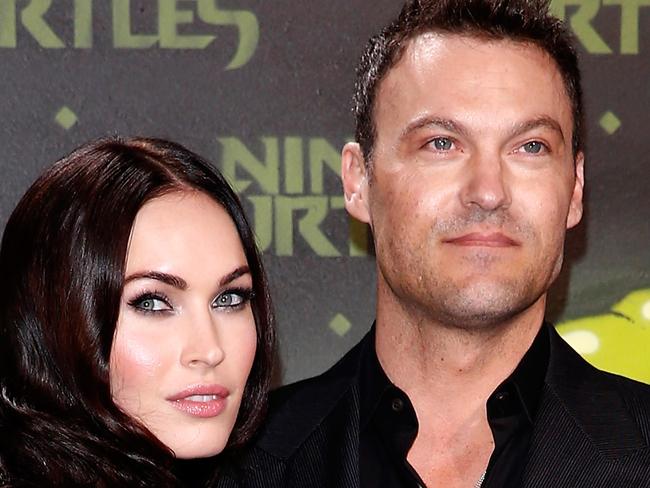 FILE - AUGUST 09: Actors Megan Fox and Brian Austin Green welcomed their third son together, Journey River Green, on August 4, 2016. BERLIN, GERMANY - OCTOBER 05:  Megan Fox and husband Brian Austin Green attend the Underground Event Screening of Paramount Pictures' 'TEENAGE MUTANT NINJA TURTLES' at UFO Sound Studios on October 5, 2014 in Berlin, Germany.  (Photo by Andreas Rentz/Getty Images for Paramount Pictures International)