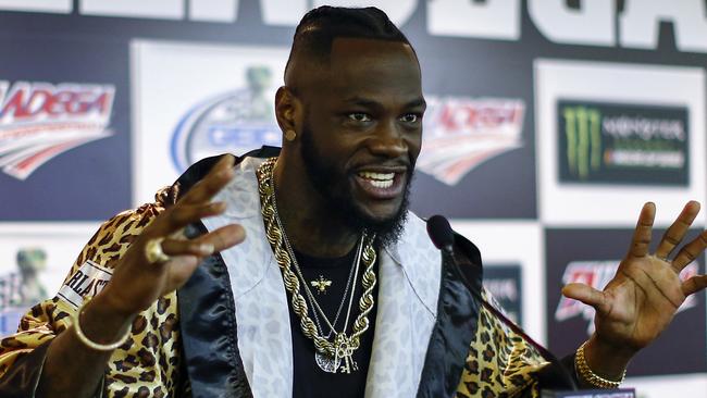 WBC Heavyweight Champion Deontay Wilder.