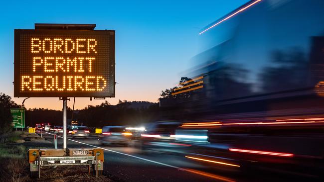 Victoria shut the border to Sydney overnight. Picture: Simon Dallinger