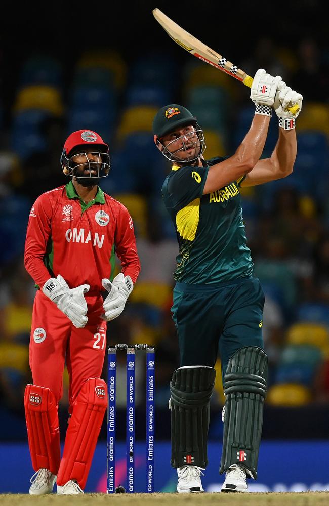 Marcus Stoinis is a T20 gun for hire. Picture: Gareth Copley/Getty Images