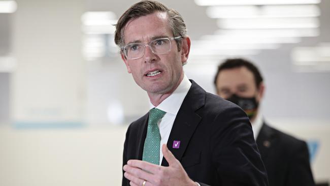 Chief medical officer Kerry Chant was noticeably absent from new Premier Dominic Perrottet’s first daily Covid briefing. Picture: NCA NewsWire/Adam Yip