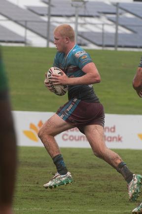 Caleb O'Brien Mackay Cutters vs Townsville Blackhawks Cyril Connell Saturday 22 February 2025 Picture:Michaela Harlow