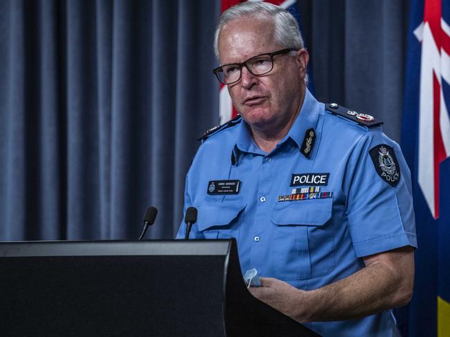 The staff member used the Broome Police Twitter account on Tuesday in the embarrassing blunder to question Police Commissioner Chris Dawson how “being vaccinated stops the disease”. NCA NewsWire / Tony McDonough