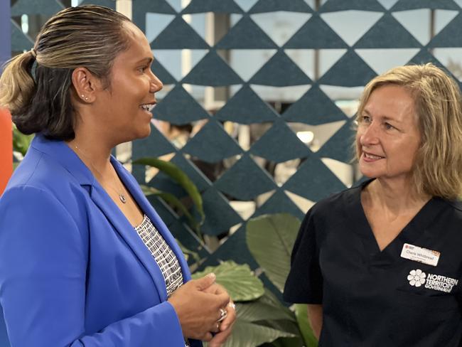 Health Minister Selena Uibo and Nurse Practitioner Cherie Whitbread welcomed the new recruitment strategy. Picture: Fia Walsh