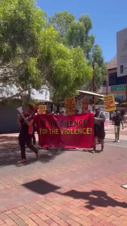 March Against Domestic Violence in Alice Springs