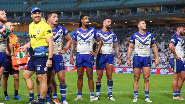 The Bulldogs have won only two of their last 10 meetings with the Panthers. Picture: Jason McCawley/Getty Images