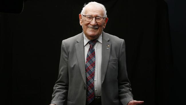 Holocaust survivor Eddie Jaku died in October, aged 101. Picture: John Appleyard