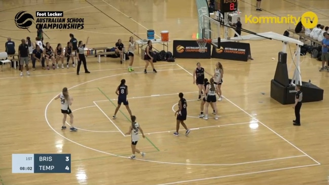 Replay: Basketball Australia School Championships Day 1 -  Brisbane State High v Templestowe College (Women’s)