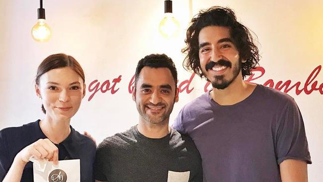 Logie nominee Tilda Cobham-Hervey, pictured with boyfriend, Lion actor Dev Patel (right). Picture: Instagram