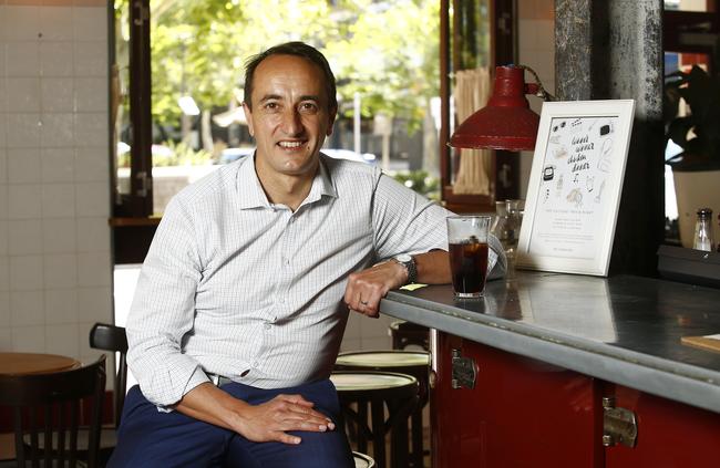 Dave Sharma enjoys a drink at his new local The Paddington Hotel. Picture: John Appleyard