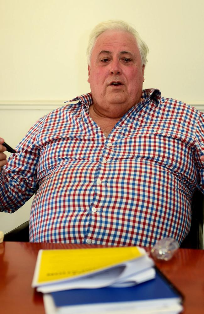 Political pundits say Clive Palmer faces an uphill battle to win the seat of Herbert in Queensland. Picture: Evan Morgan