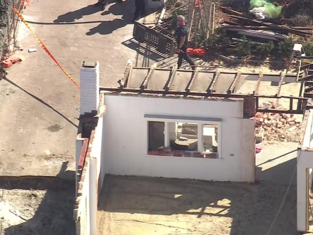 It’s understood a wall collapsed at the construction site. Picture: ABC