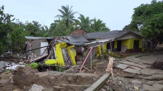 Landslides destroy 70 homes in northern Colombia