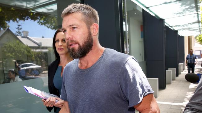 Cousins was sentenced to 12 months jail in March for causing “ongoing terror” to his ex-partner. Picture: AAP