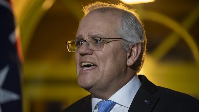 Scott Morrison is leaning towards incentives including partnering with businesses to provide discounts and frequent flyer point bonuses. Picture: Martin Ollman