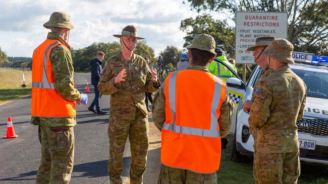 Australian Army soldiers have been part of efforts to patrol borders. Picture: File