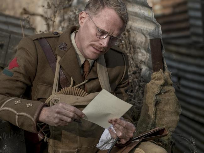 Scene from the World War I drama movie Journey's End.