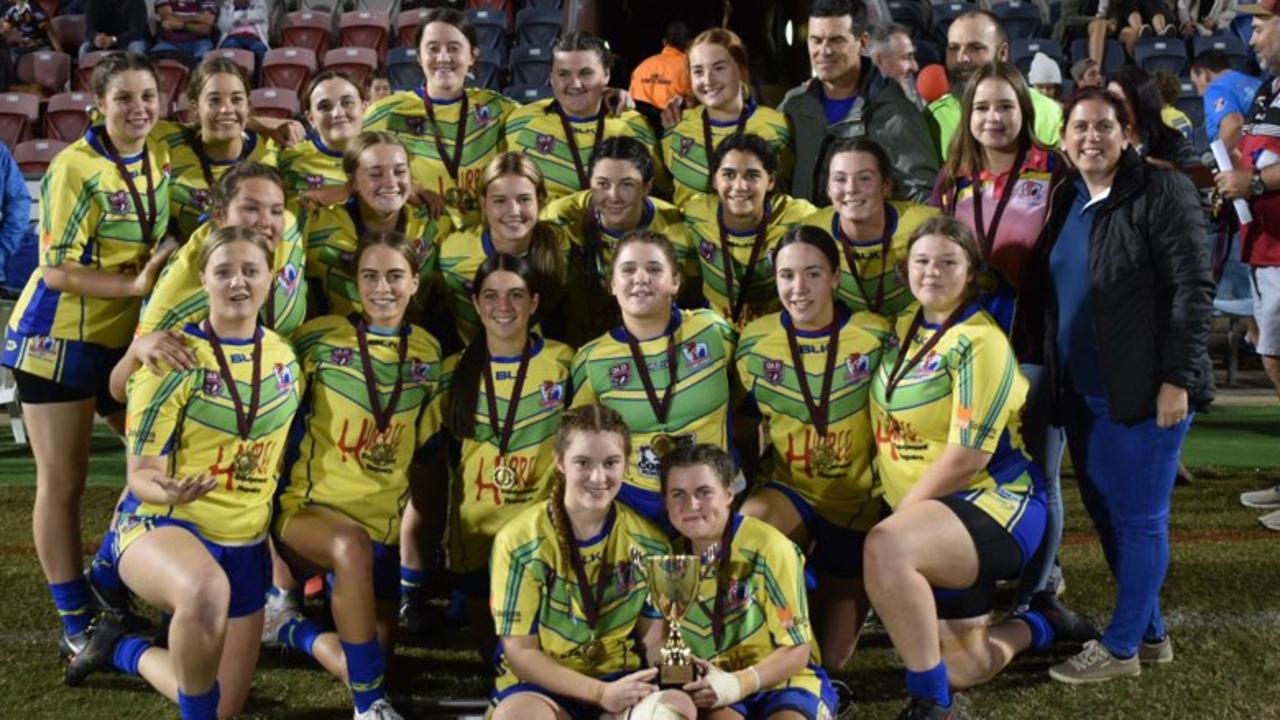 Wanderers U17 Girls defeated Norths 23-6 in the RLMD Grand Final. Picture: Matthew Forrest