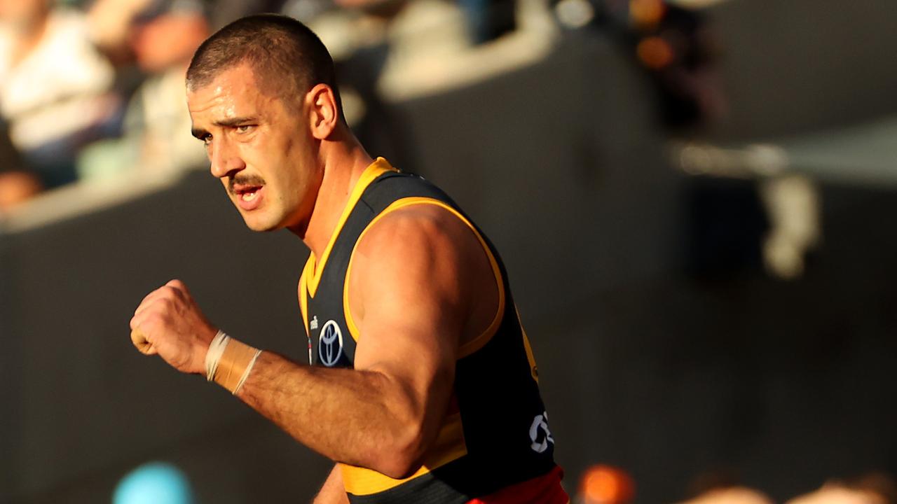 Tex booted the matchwinning goal. Photo: James Elsby/AFL Photos via Getty Images.