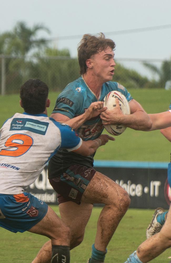 Jack Thorburn on the move for Mackay Cutters. Picture:Michaela Harlow