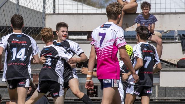 Cruz Williamson playing for Oakey. Picture: Nev Madsen.