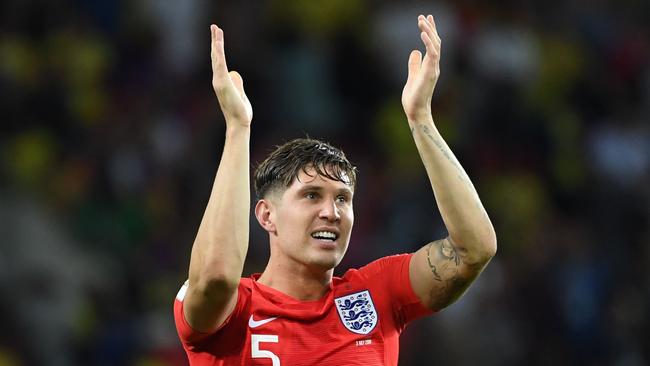 England defender John Stones is wary of Sweden. Photo: AFP