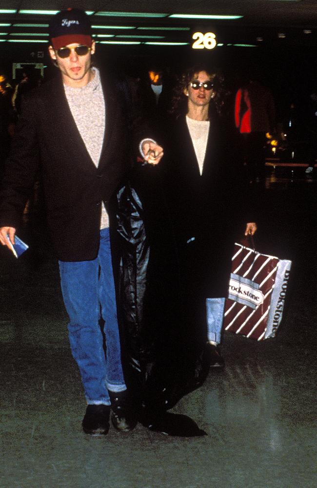 Johnny Depp and Jennifer Grey dated for a year. Picture: Vinnie Zuffante/Getty Images