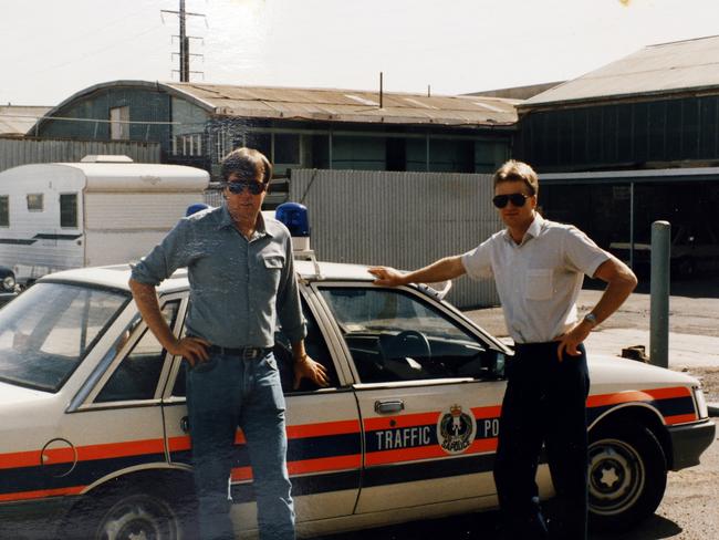 Former police officer Wayne Neilson in the 1980s.