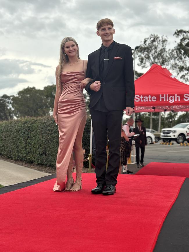 The students of Urangan State High School celebrating their formal.