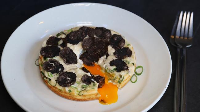 SOUL Dining’s truffle egg bread. Picture: Jenifer Jagielski