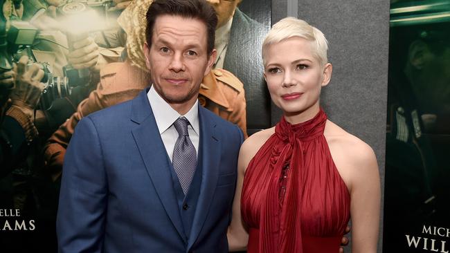 Mark Wahlberg and Michelle Williams at the premiere of All The Money In The World.